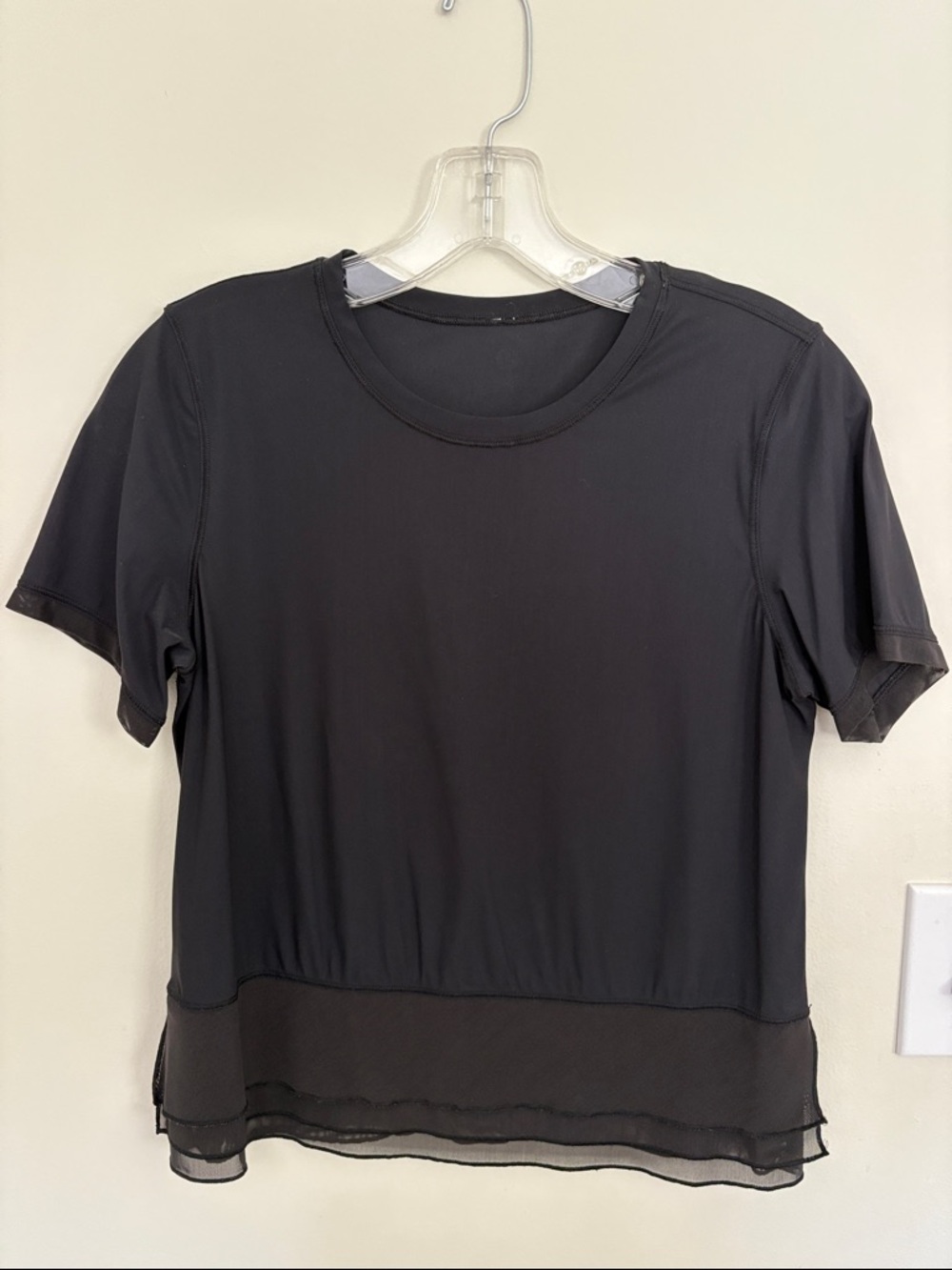 Women's Black Short-Sleeve Lulu lemon